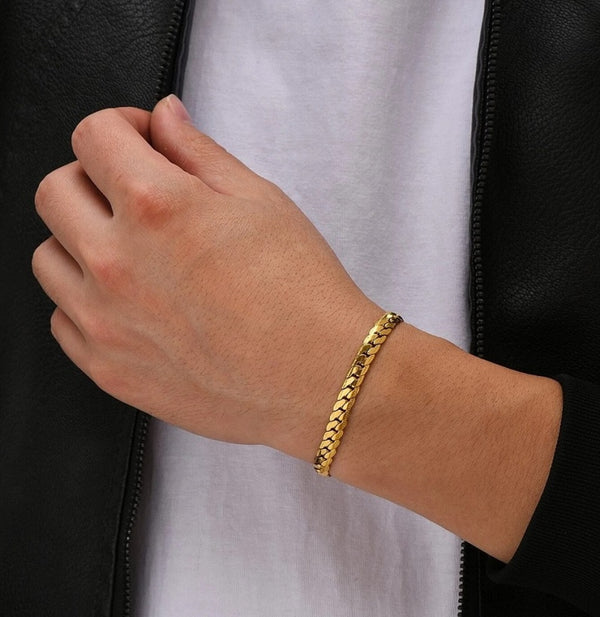 Mens Bracelet Gold